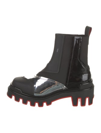 Christian Louboutin x MARVEL Leather Chelsea Boots