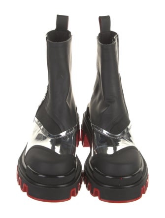 Christian Louboutin x MARVEL Leather Chelsea Boots