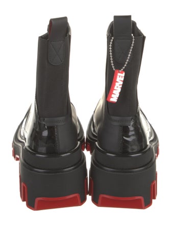 Christian Louboutin x MARVEL Leather Chelsea Boots