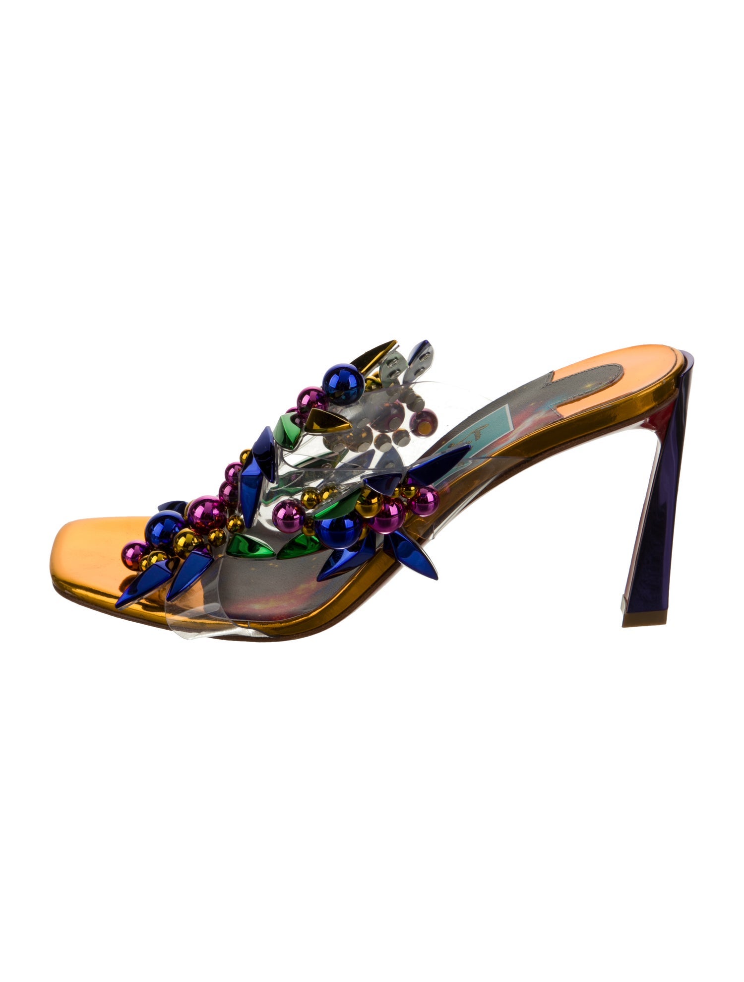 Christian Louboutin x MARVEL PVC Studded Accents Slides