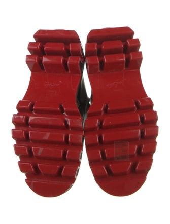 Christian Louboutin x MARVEL Leather Leather Trim Embellishment Chelsea Boots