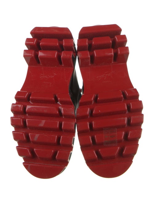 Christian Louboutin x MARVEL Leather Leather Trim Embellishment Chelsea Boots