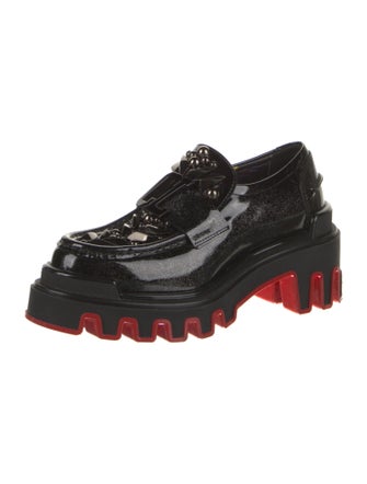 Christian Louboutin x MARVEL Patent Leather Studded Accents Oxfords