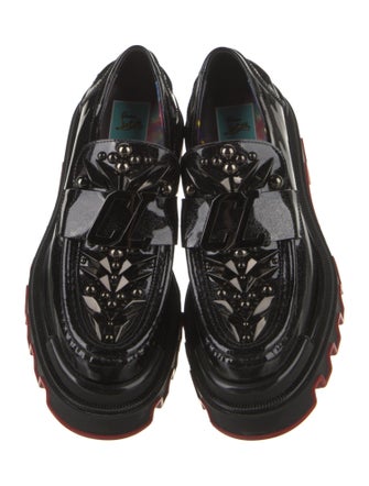 Christian Louboutin x MARVEL Patent Leather Studded Accents Oxfords