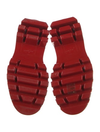 Christian Louboutin x MARVEL Patent Leather Studded Accents Oxfords