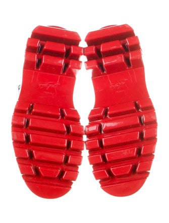 Christian Louboutin x MARVEL Patent Leather Chelsea Boots