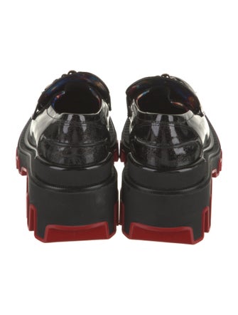 Christian Louboutin x MARVEL Patent Leather Studded Accents Loafers