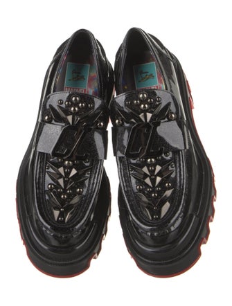 Christian Louboutin x MARVEL Patent Leather Studded Accents Oxfords