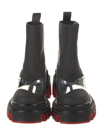 Christian Louboutin x MARVEL Leather Chelsea Boots