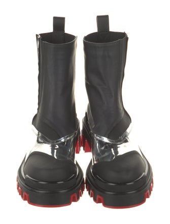 Christian Louboutin x MARVEL Leather Chelsea Boots