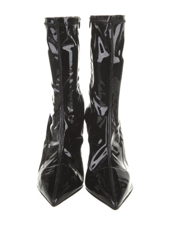 Christian Louboutin x MARVEL Patent Leather Crystal Embellishments Sock Boots