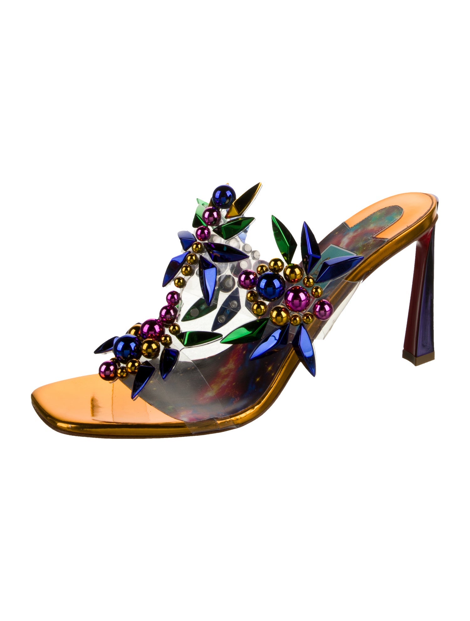 Christian Louboutin x MARVEL PVC Studded Accents Slides