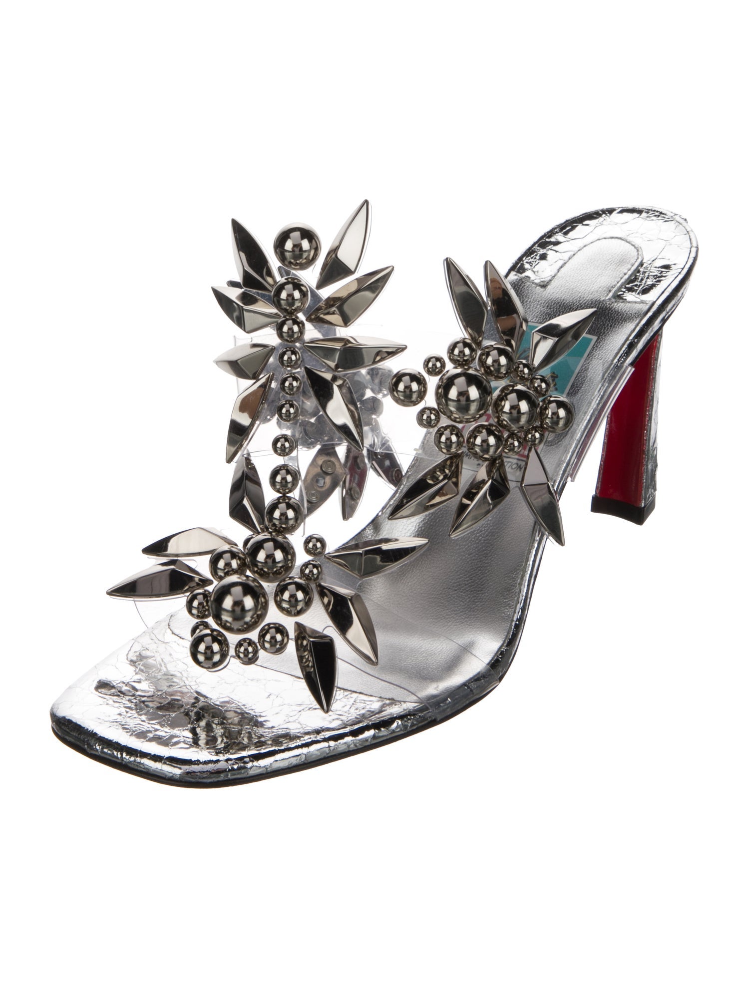 Christian Louboutin x MARVEL PVC Studded Accents Slides