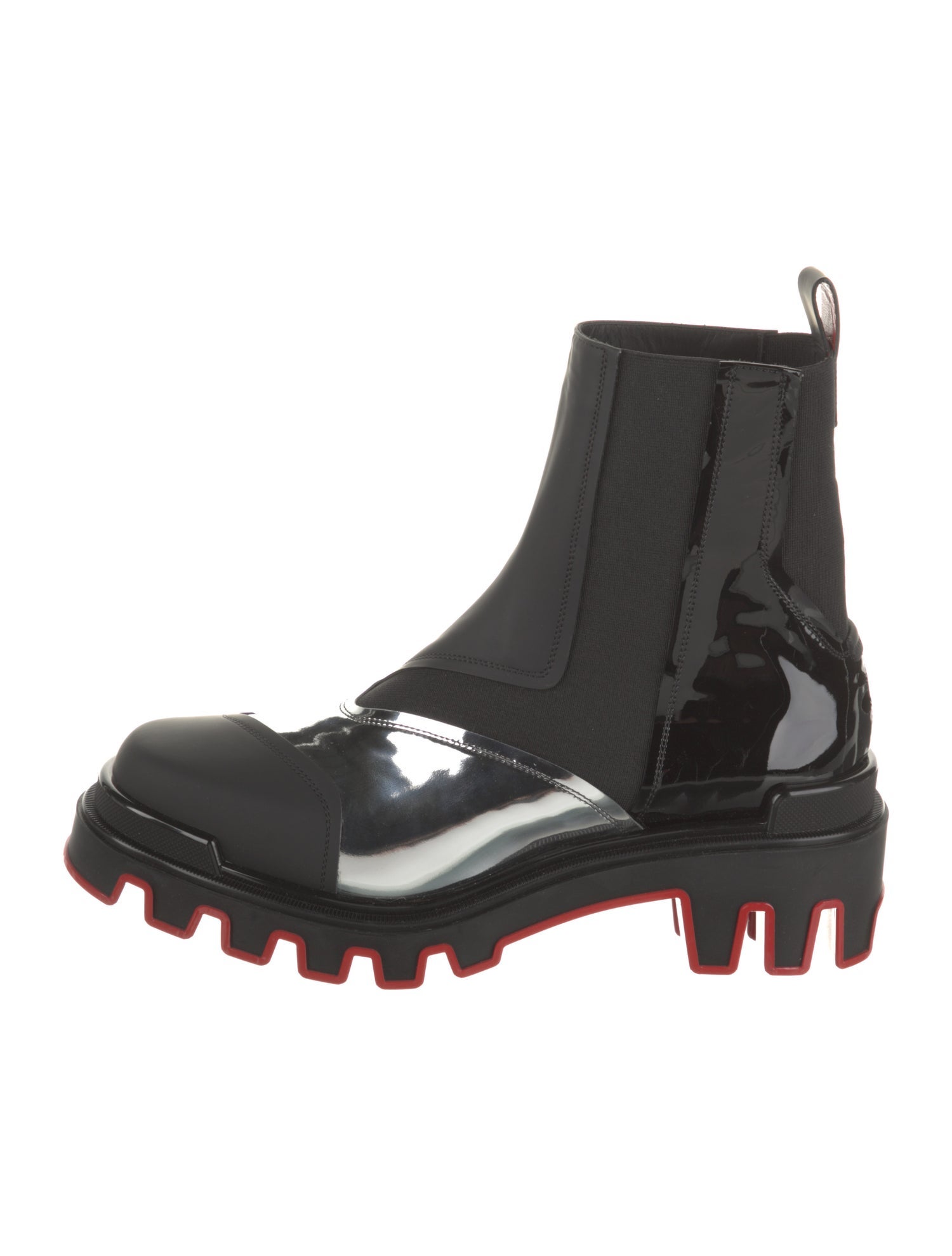 Christian Louboutin x MARVEL Leather Chelsea Boots