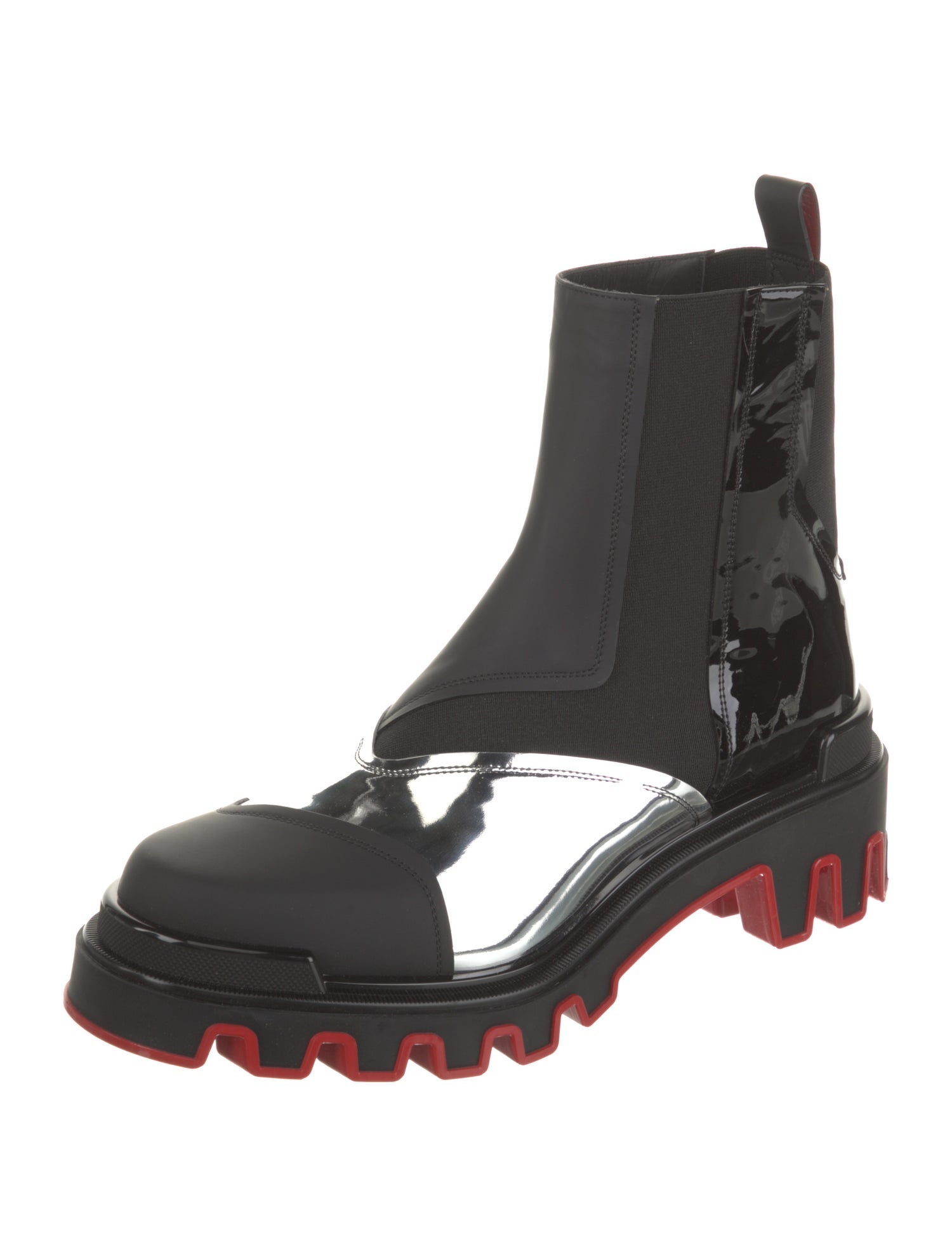 Christian Louboutin x MARVEL Leather Chelsea Boots