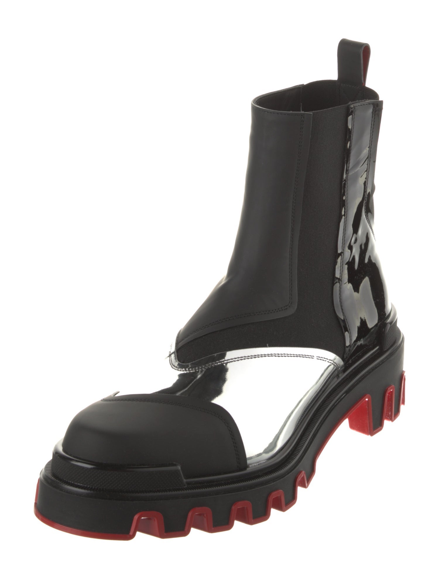 Christian Louboutin x MARVEL Leather Chelsea Boots