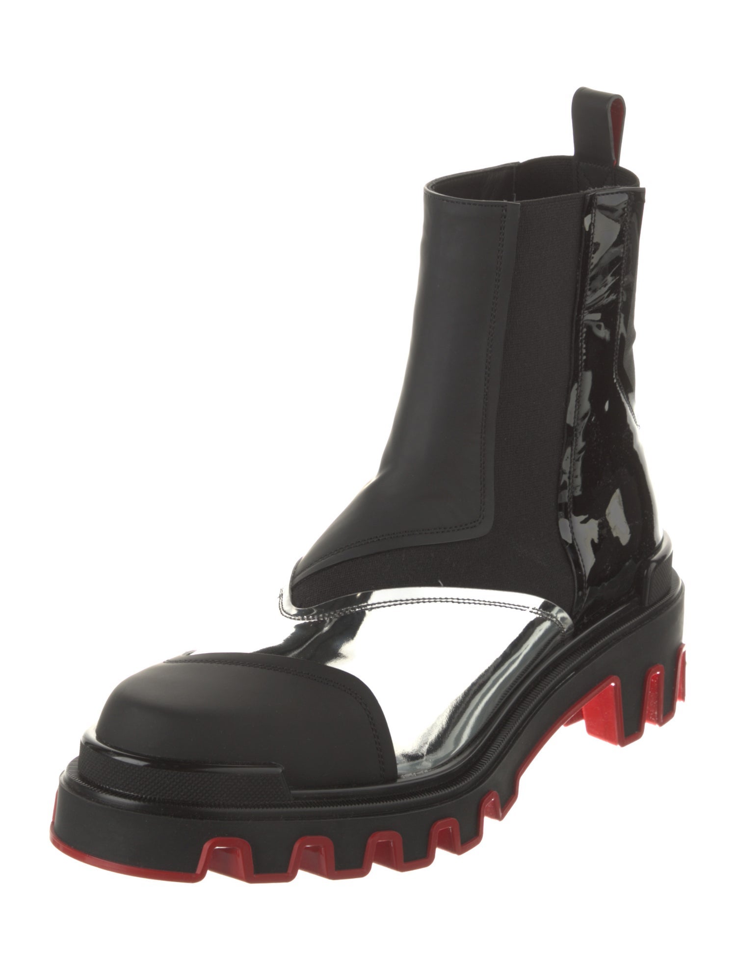 Christian Louboutin x MARVEL Leather Chelsea Boots