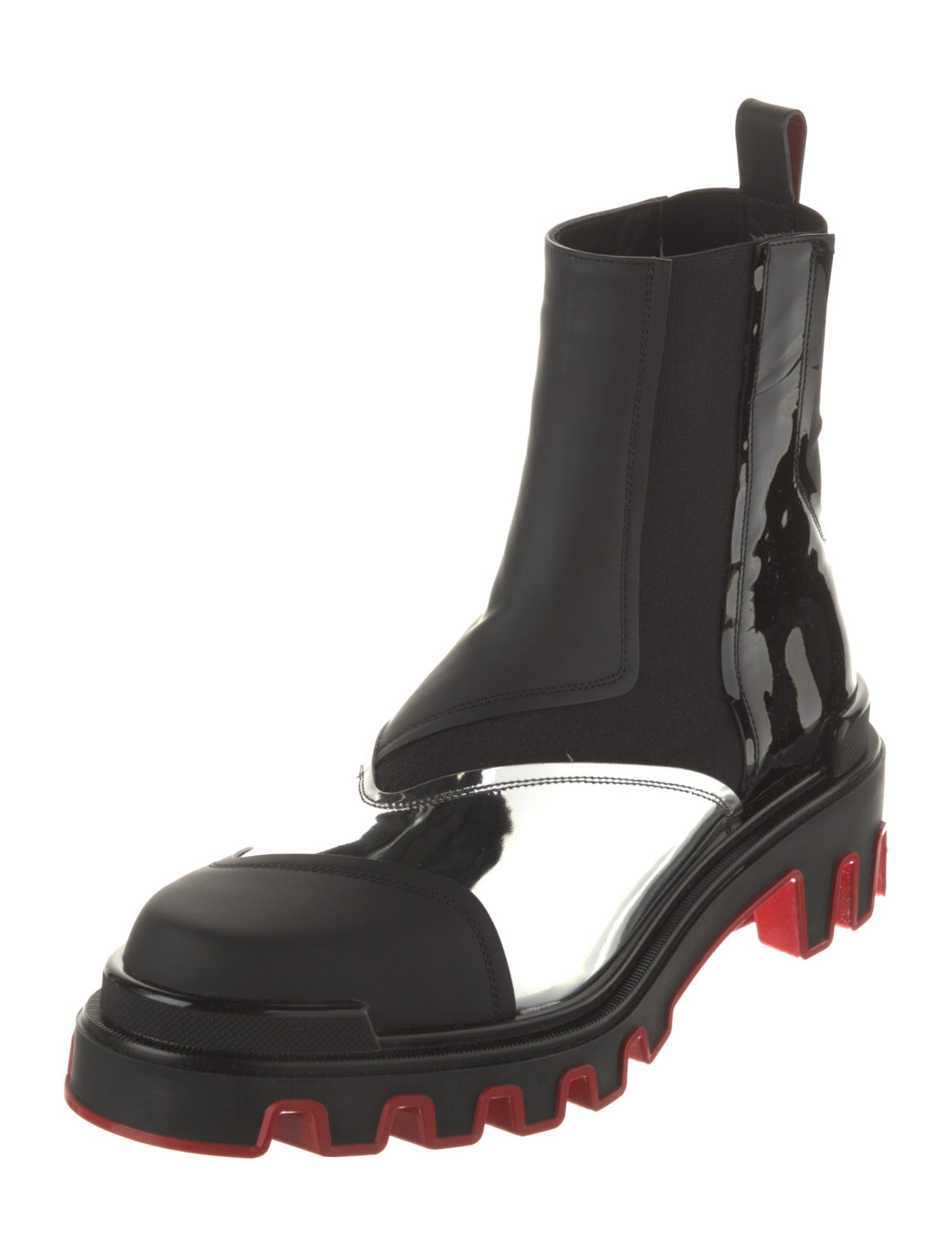 Christian Louboutin x MARVEL Leather Chelsea Boots