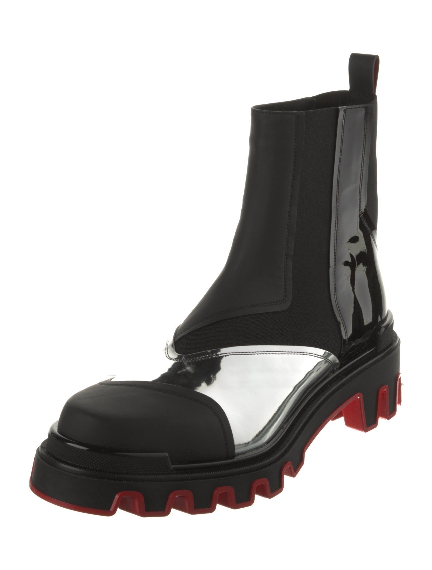 Christian Louboutin x MARVEL Leather Chelsea Boots