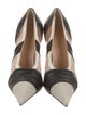 Christian Louboutin x Maison Margiela Leather Colorblock Pattern Pumps