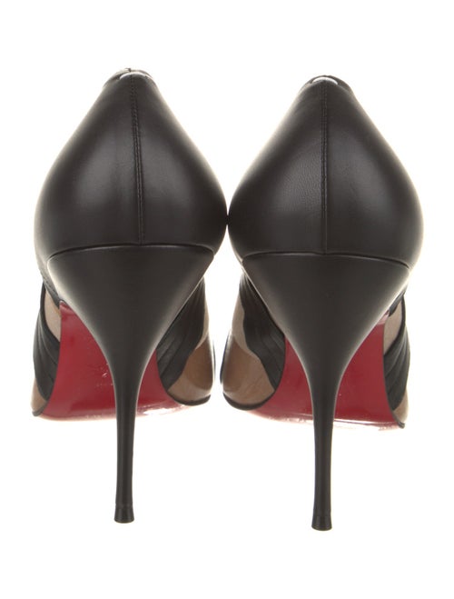 Christian Louboutin x Maison Margiela Leather Colorblock Pattern Pumps