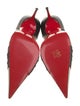 Christian Louboutin x Maison Margiela Leather Colorblock Pattern Pumps