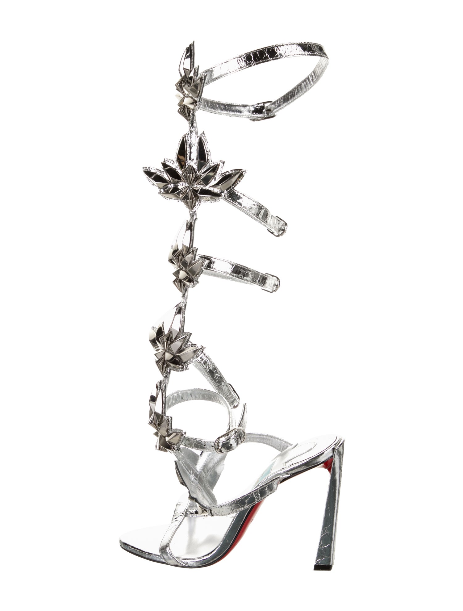 Christian Louboutin x MARVEL Leather Printed Gladiator Sandals