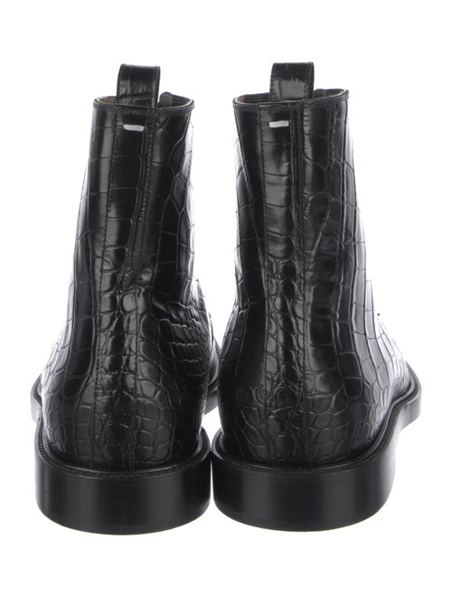 Christian Louboutin x Maison Margiela Leather Lace-Up Boots
