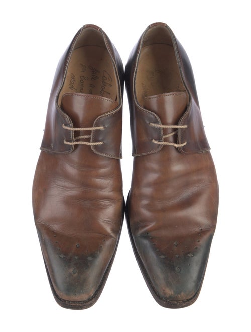 Calzoleria Harris Leather Printed Brogues