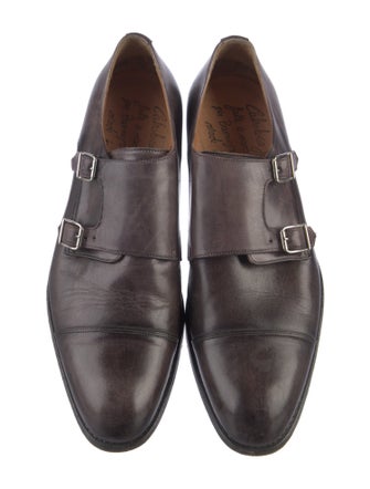 Calzoleria Harris Leather Monk Straps