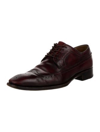 Calzoleria Harris Leather Eyelet Trim Brogues