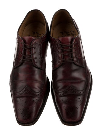 Calzoleria Harris Leather Eyelet Trim Brogues
