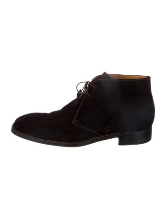 Calzoleria Harris Suede Lace-Up Boots