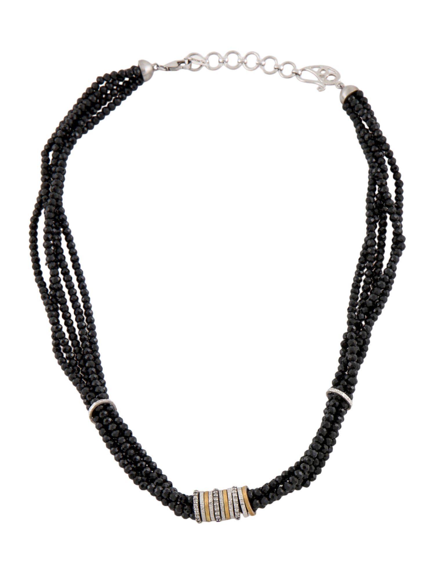 Coomi Spinel, Diamond & Quartz Multistrand Necklace