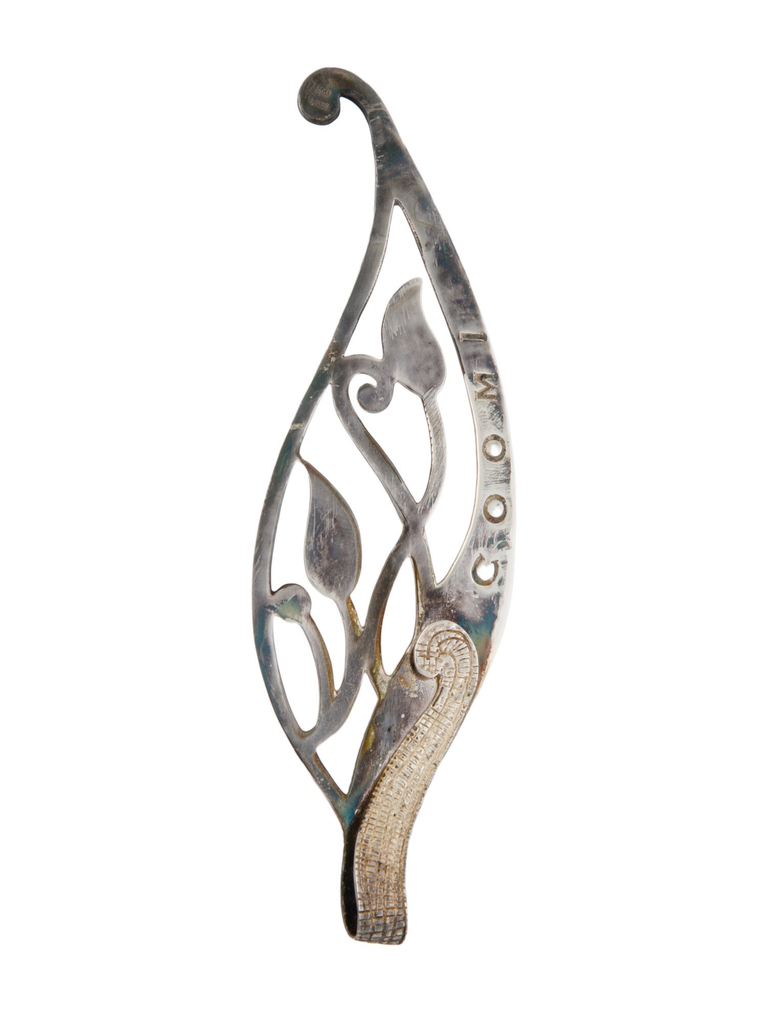Coomi Sterling Silver Paisley Bookmark