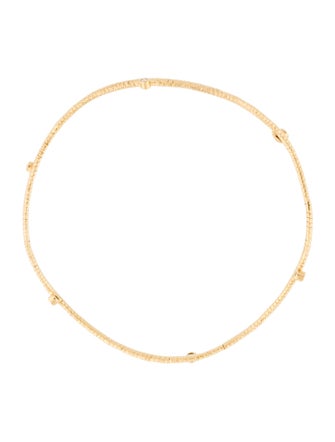 Coomi 18K Diamond Wrapped Bangle