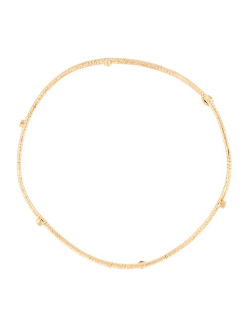 Coomi 18K Diamond Wrapped Bangle