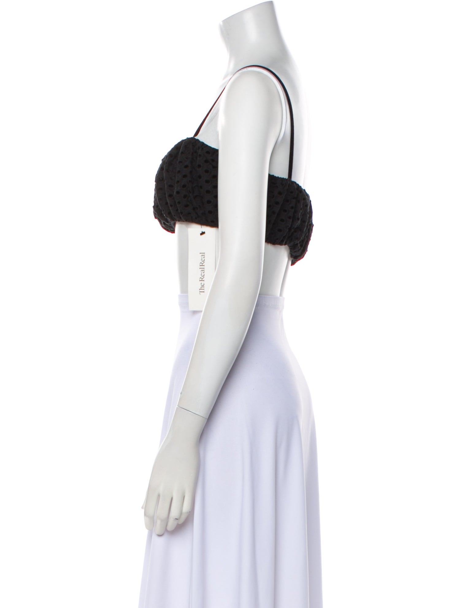 Cara Mila Square Neckline Sleeveless Crop Top