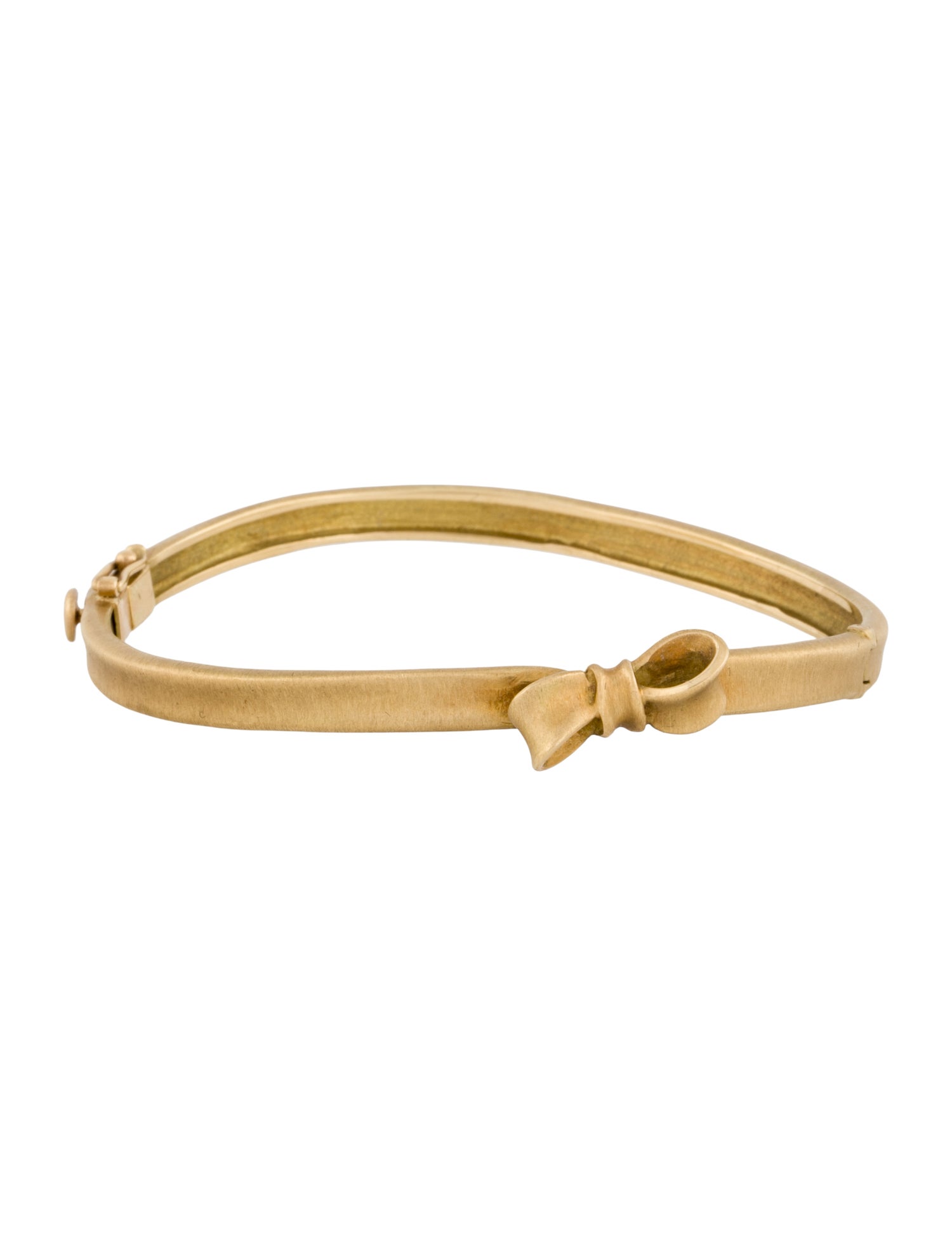 Angela Cummings 18K Vintage 1984 Bow Bangle Bracelet
