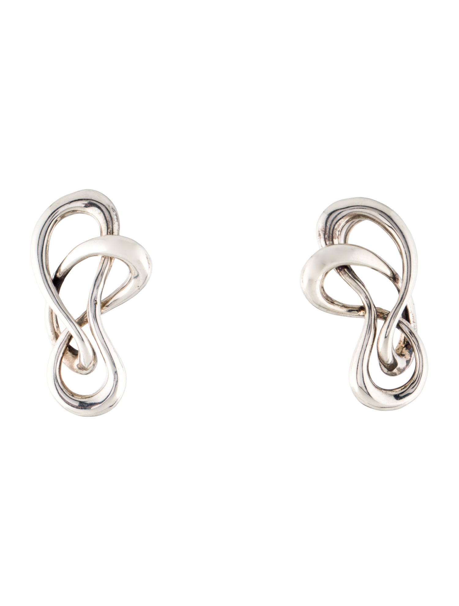 Angela Cummings Vintage Twisted Abstract Earclips