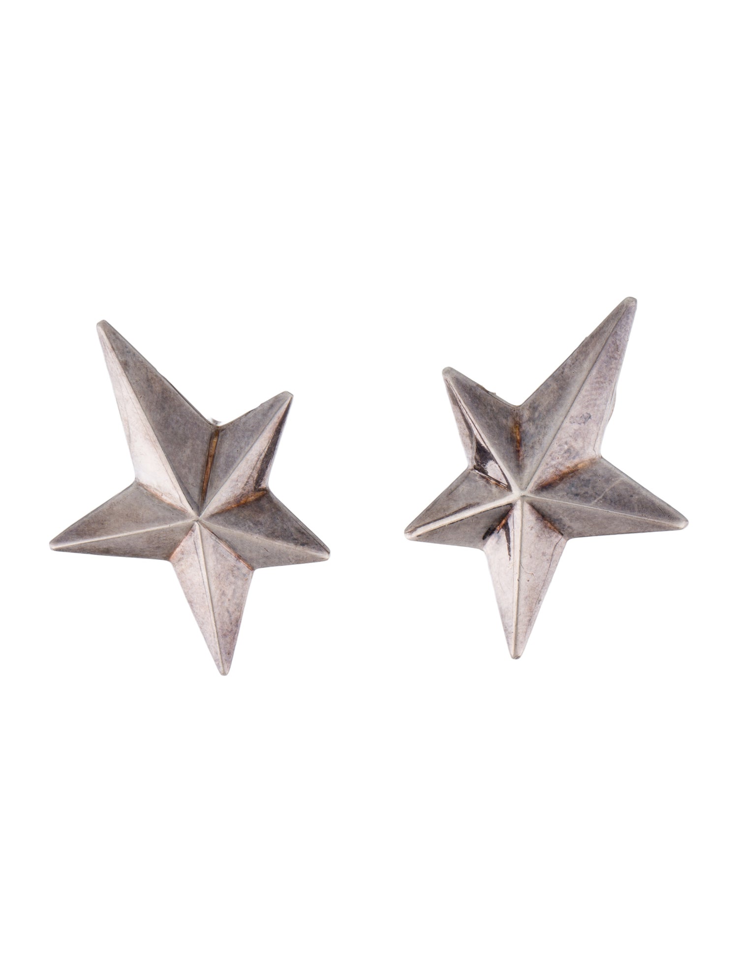 Angela Cummings Asymmetrical Star Earrings