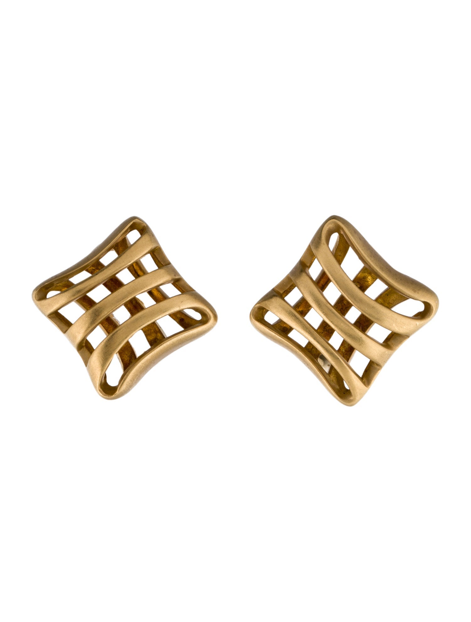 Angela Cummings Vintage 18K Earclip Earrings