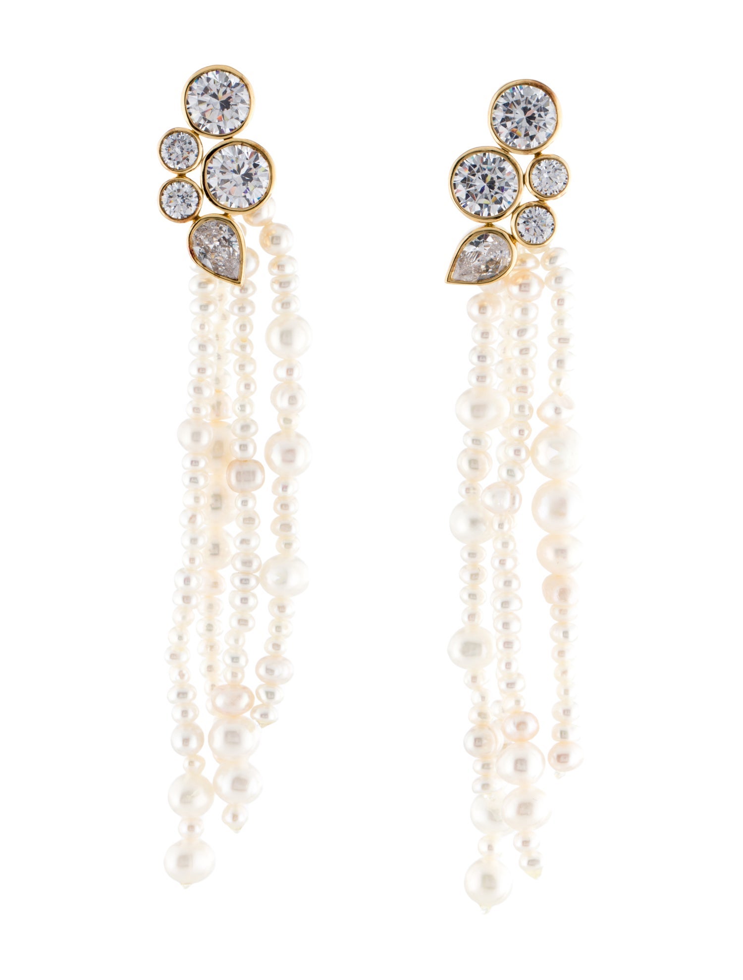 Completedworks Pearl & Cubic Zirconia The Possibilities Are Endless Drop Earrings