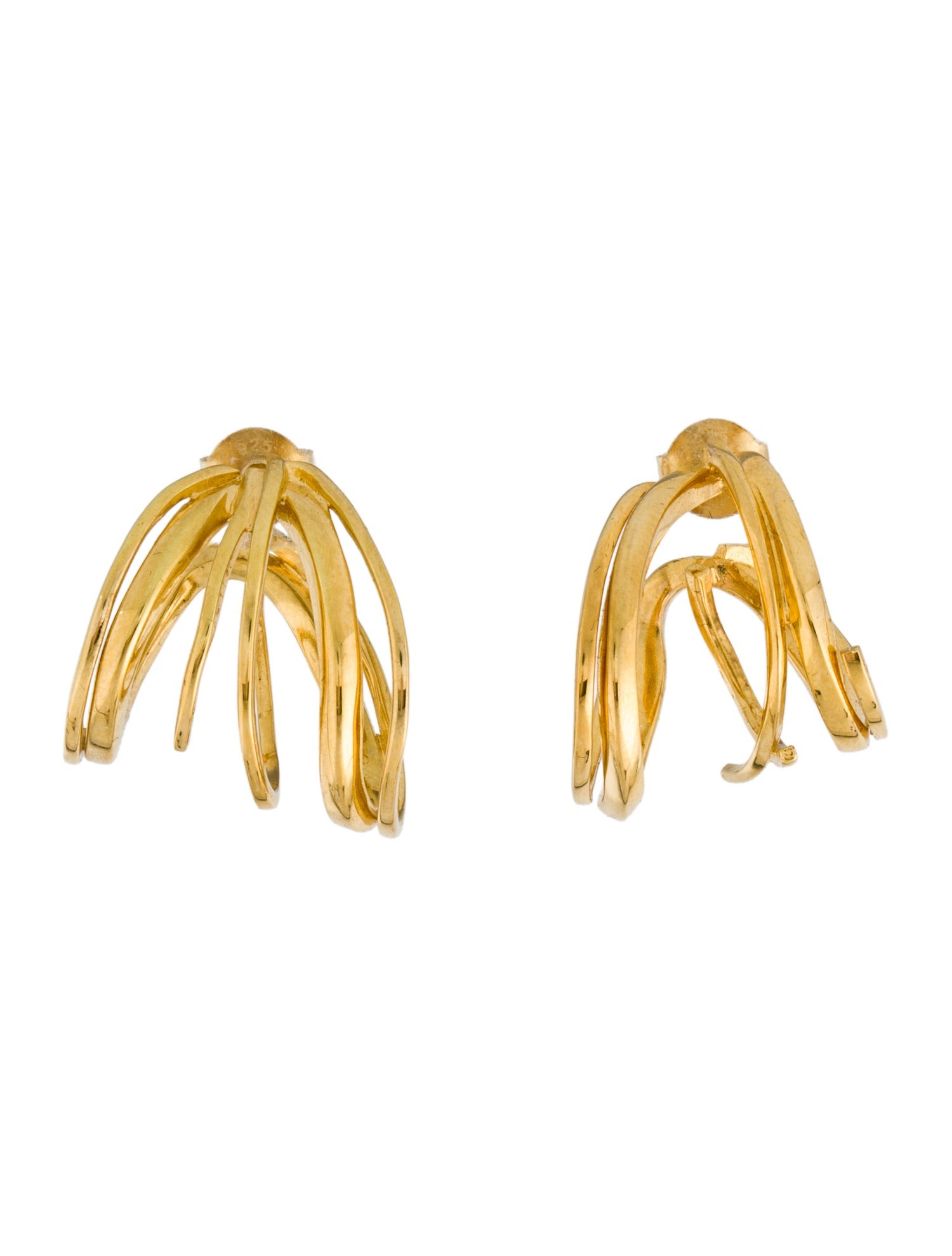 Completedworks Stratum Gold Hoop Earring