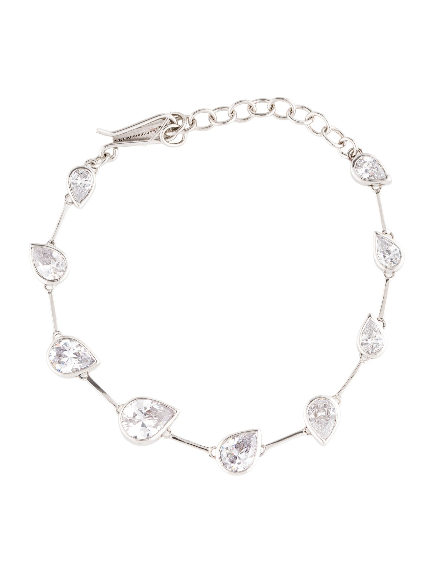 Completedworks Zirconia and Recycled Silver Bracelet