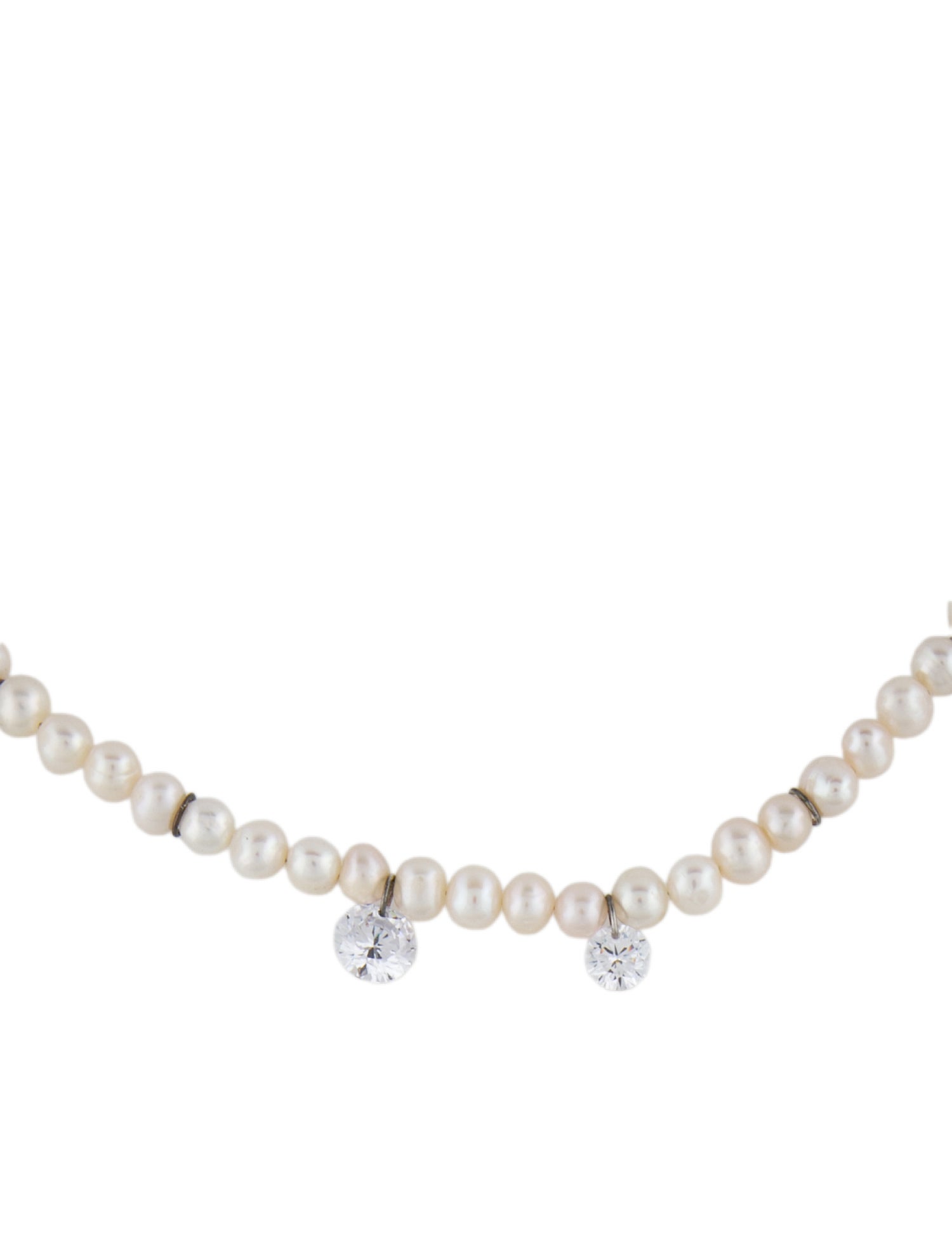 Completedworks Dreaming Awake Pearl and Cubic Zirconia Necklace