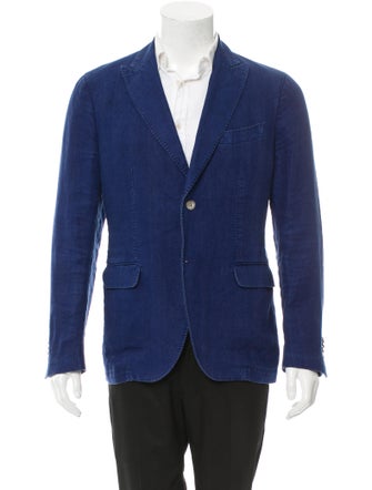 Canali Linen Two-Button Blazer