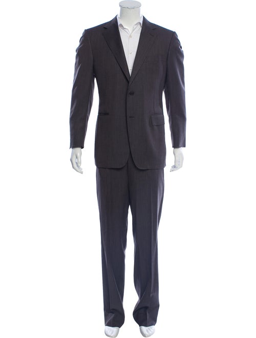 Canali Wool Two-Piece Suit brown