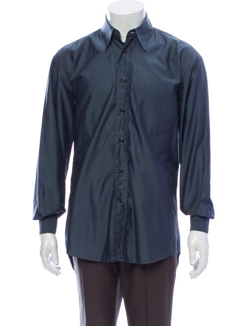 Canali Long Sleeve Shirt Blue