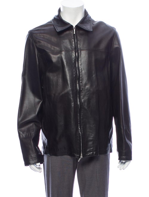 Canali Moto Jacket Black